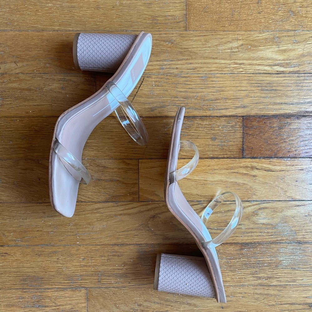 Dolce Vita Noles Heels in Crystal size 8.5